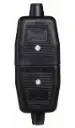 10A 3 Pin Lead Connector - Black 