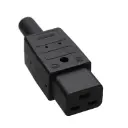 Rewireable C19 IEC 16A 250V Screw Terminal Power Cable Connector 42-0502