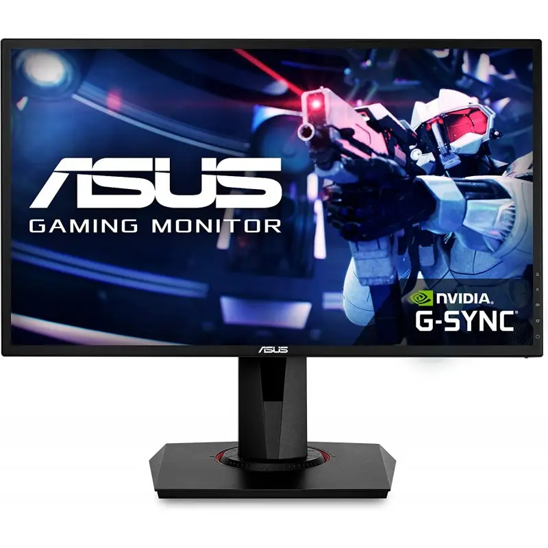 Asus VG248QG 24” Gaming Monitor, 1080P Full HD, 165Hz (Supports 144Hz), G-SYNC Compatible, 0.5ms, Extreme Low Motion Blur, Eye Care, DisplayPort HDMI DVI,Black